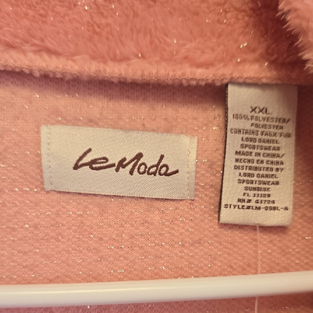 Moda Pink Teddy Jacket - Picture 2 of 9
